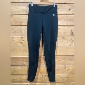 Horze Jr Silicone Full Seat Riding Tights Fleece-Lined Cold Weather Breeches